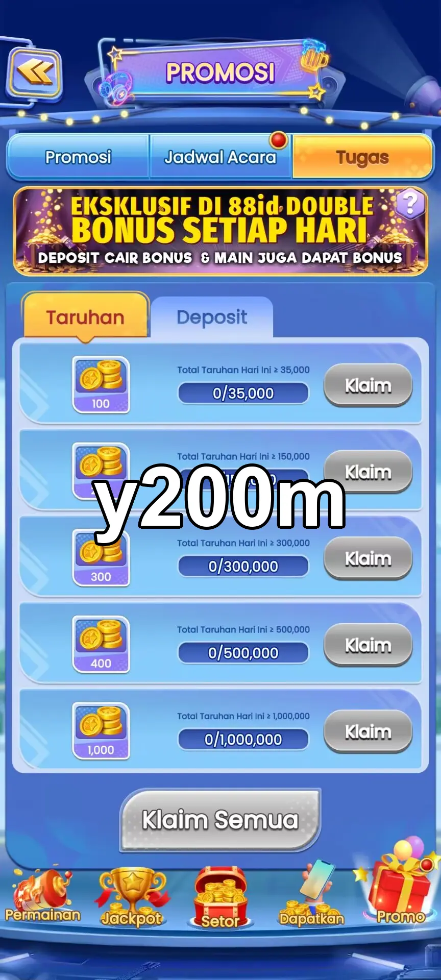 y200m Masuk